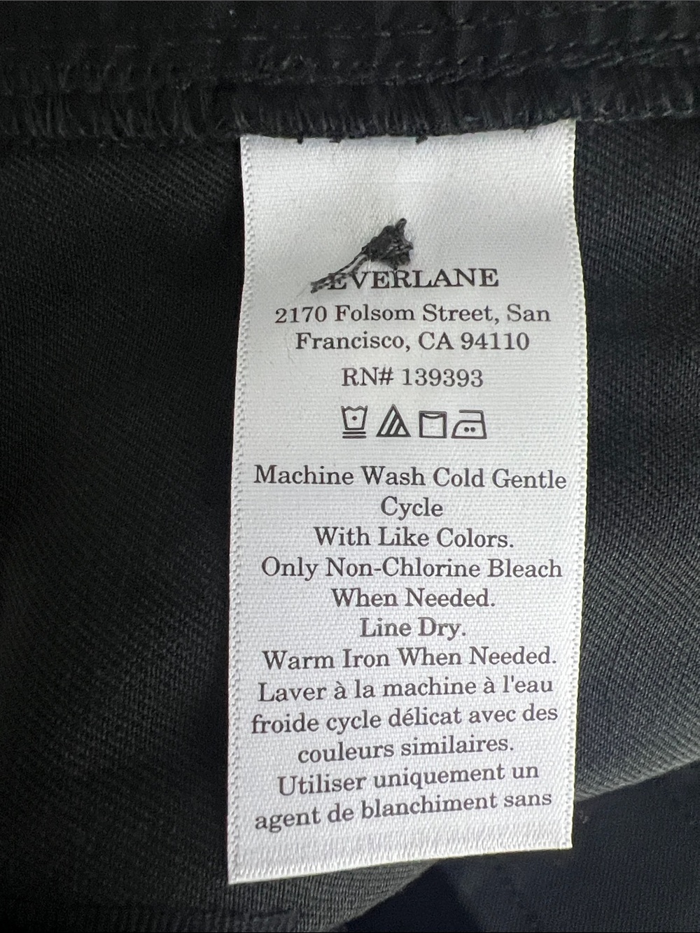 New Everlane THE DRAPER PLEATED PANT IN BUTTERSMOOTH Black Size 6S - Picture 8 of 13